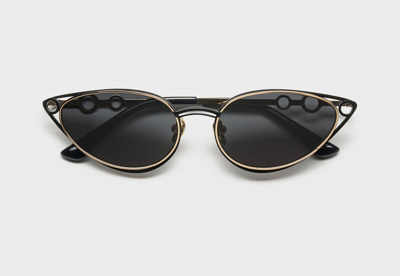 lula pace sunglasses for women metal titanium black gold high quality premium luxury eyewear