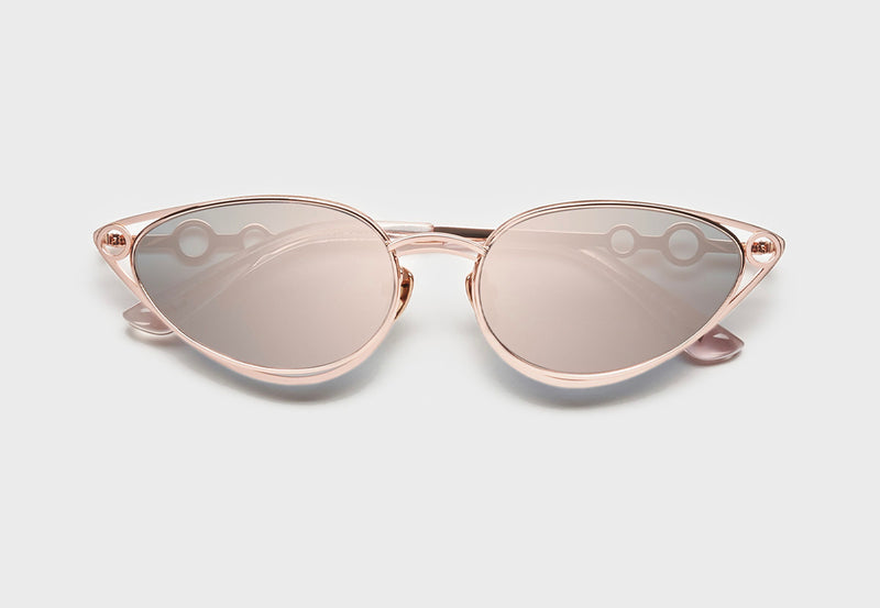 lula pace sunglasses for women metal titanium rose gold high quality premium luxury eyewear