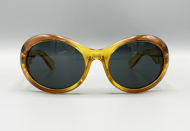 D&G Amber Oval 90s Sunglasses